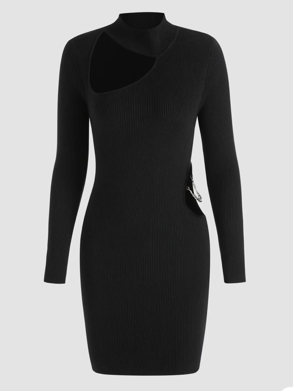 Cider Black Sweater Dress